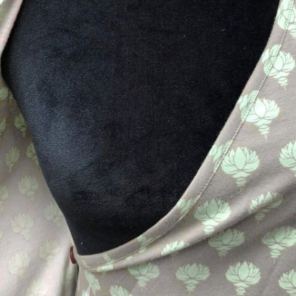 Synergy Organic Cotton Clothing Lotus Classic Wrap Dress | Extra Small - Picture 4 of 8